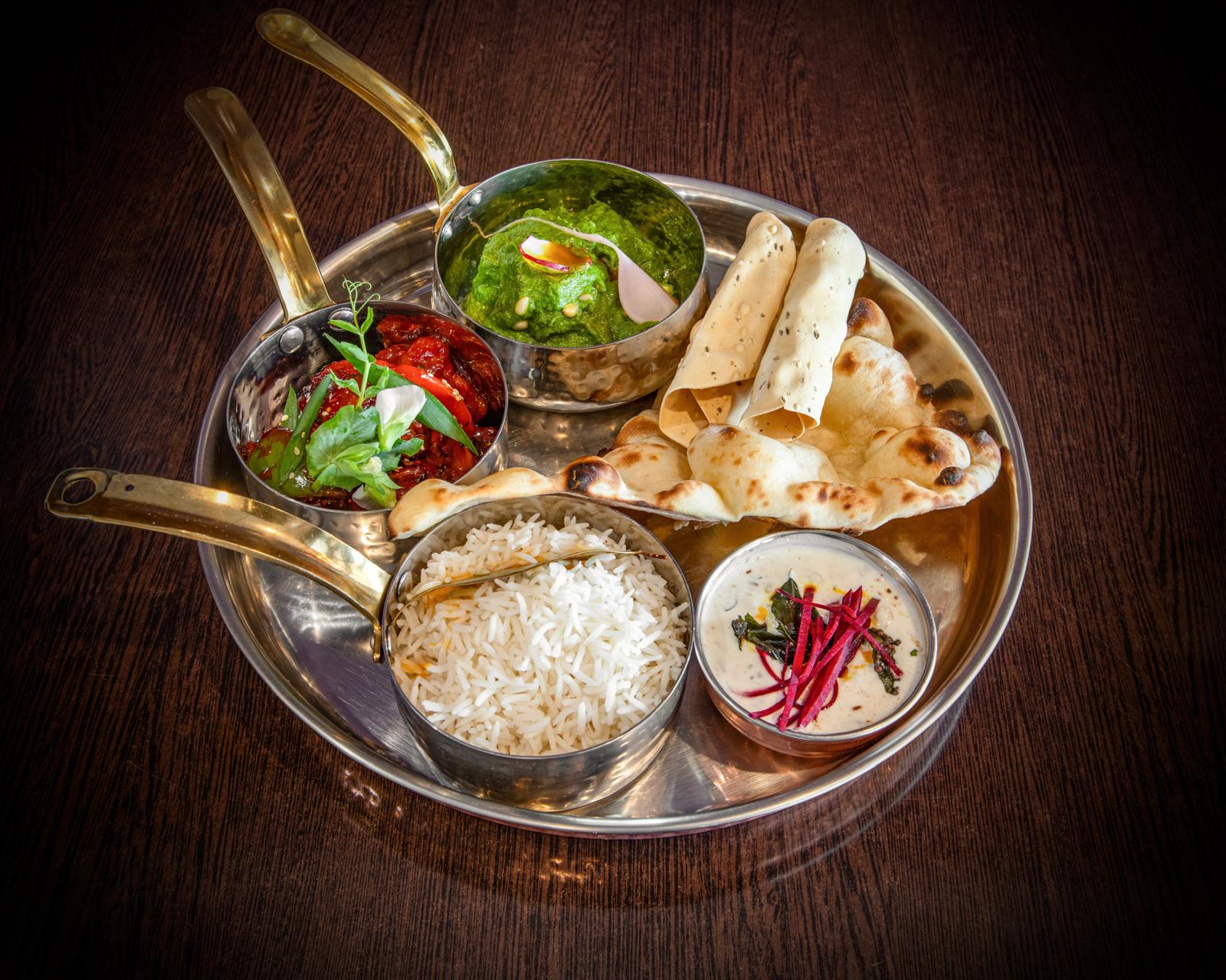 Indian food at 4 Flames